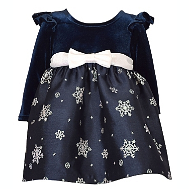 Bonnie Baby&reg; Snowflake Dress. View a larger version of this product image.