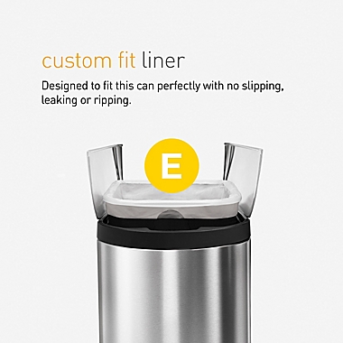 simplehuman&reg; Code E 20-Liter Custom Fit Liners. View a larger version of this product image.