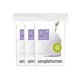 simplehuman® Code G 30-Liter Custom Fit Liners