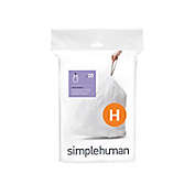 simplehuman&reg; Code H 30-35-Liter Custom-Fit Liners