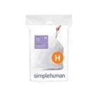 Alternate image 0 for simplehuman&reg; Code H 20-Pack 30-35-Liter Custom-Fit Liners