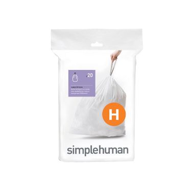simplehuman&reg; Code H 20-Pack 30-35-Liter Custom-Fit Liners. View a larger version of this product image.
