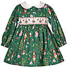 Alternate image 0 for Bonnie Baby Christmas Nutcracker Dress in Green