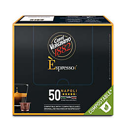 Caffè Vergnano 1882 Èspresso Dark Roast Napoli Single Capsule for Nespresso® 50 Count