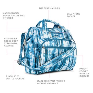 JuJuBe&reg; Dr. B.F.F. Diaper Backpack in Simply Shibori. View a larger version of this product image.