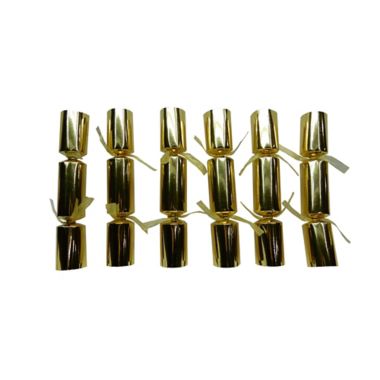 H for Happy&trade; New Years Eve Paper Confetti&nbsp;Crackers in Gold (Set of 6). View a larger version of this product image.