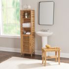 Alternate image 7 for Bracken 15-Inch Bamboo Stool with Shelf