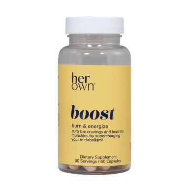 her own&trade; 60-Count Boost Burn and Exercise Capsules. View a larger version of this product image.