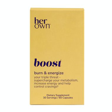 her own&trade; 60-Count Boost Burn and Exercise Capsules. View a larger version of this product image.
