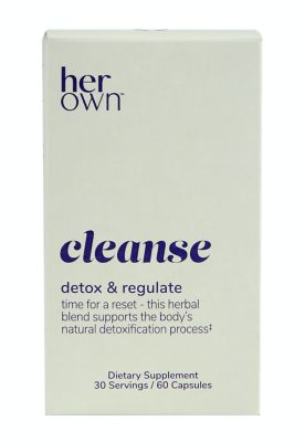 her own&trade; 60-Count Cleanse Detox and Regulate Capsules