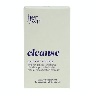 her own&trade; 60-Count Cleanse Detox and Regulate Capsules. View a larger version of this product image.