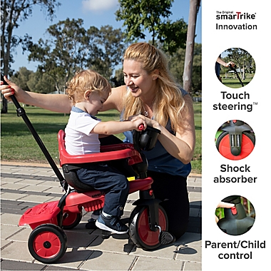 smarTrike&reg; Breeze Tricycle in Red/Black. View a larger version of this product image.
