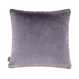 UGG® Dawson Faux Fur Square Throw Pillow in Lodge