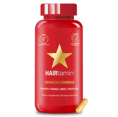 HAIRtamin&reg; 30-Count Advanced Formula Vegan Capsules