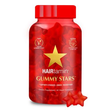 HAIRtamin&reg; 60-Count Gummy Stars&trade; Vitamins. View a larger version of this product image.