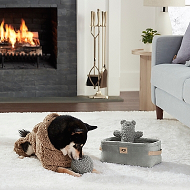 UGG&reg; Classic Sherpa Large Dog Pajama with Hat in Camel. View a larger version of this product image.