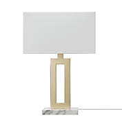 Globe Electric D&#39;Alessio Table Lamp in Gold with LED Bulb