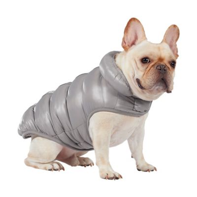 UGG&reg; Pet Puffer Coat in Seal Grey