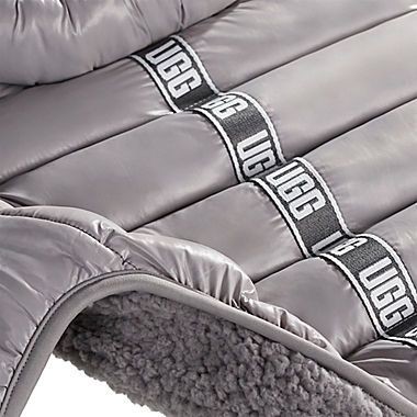 UGG&reg; Pet Puffer Coat in Seal Grey. View a larger version of this product image.