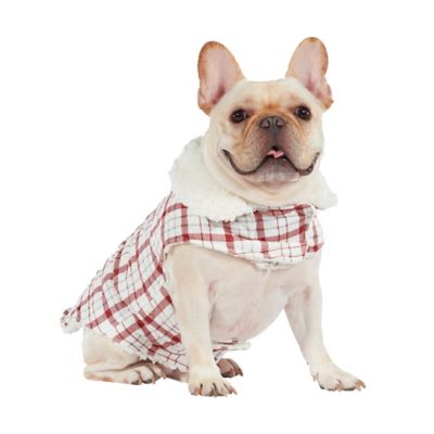 UGG&reg; Westwood Flannel Dog Coat in Red Plaid