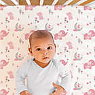 Alternate image 3 for The Peanutshell&trade; Elephant 3-Piece Crib Bedding Set in Pink/Grey