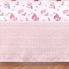Alternate image 4 for The Peanutshell&trade; Elephant 3-Piece Crib Bedding Set in Pink/Grey