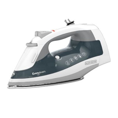 Black + Decker&trade; EvenSteam Iron in Grey