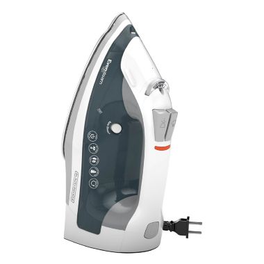 Black + Decker&trade; EvenSteam Iron in Grey. View a larger version of this product image.