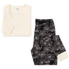 Alternate image 0 for Burt's Bees Baby&reg; X-Small 2-Piece Women's Spider Webs Pajama Set in Onyx