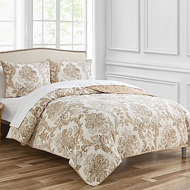 Marquis® by Waterford Macy 3-Piece Reversible Quilt Set | Bed Bath & Beyond