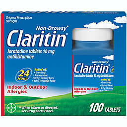 Claritin® 100-Count 24 Hour 10 mg Allergy Tablets