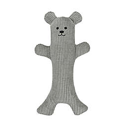 UGG® Corduroy Bear Dog Toy in Seal Grey