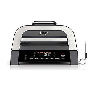 Ninja&reg; Foodi&reg; Smart XL 6-in-1 Indoor Grill in Grey/Stainless Steel. View a larger version of this product image.