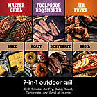 Alternate image 11 for Ninja Woodfire&trade; 7-in-1 Outdoor Grill & Smoker in Grey