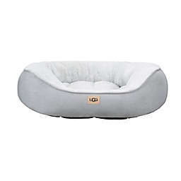 UGG® Polar Faux Fur Nest Pet Bed in Seal Grey