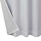 Alternate image 4 for Creative Home Ideas Tobie 108-Inch Blackout Tab Top Window Curtain Panels in White (Set of 2)