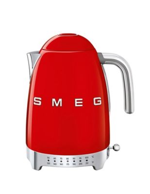 Smeg Variable Temperature Electric Kettle In Red