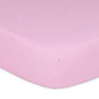 Alternate image 3 for The Peanutshell&trade; 4-Pack Floral Microfiber Fitted Crib Sheets in Purple/Pink