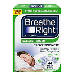 Breathe Right 44-Count Extra Strength Sensitive Skin Clear Nasal Strips