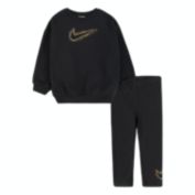 Nike&reg; 2-Piece Toddler Swoosh Logo Top and Pant Jogger Set