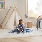 Alternate image 2 for UGG&reg; Polar Tie Dye 2-Piece Bear and Throw Blanket Set in Navy