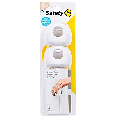 Safety 1st&reg; Grip N&#39; Twist 4-Pack Door Knob Covers. View a larger version of this product image.
