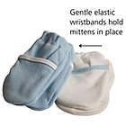 Alternate image 1 for Safety 1st&reg; 2-Pack Cotton No Scratch Mittens