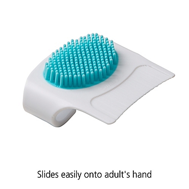 Safety 1st&reg; 2-in-1 Cradle Cap Brush & Comb in White. View a larger version of this product image.