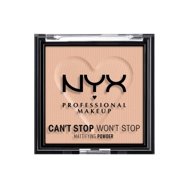 NYX Professional Makeup Can't Stop Won't Stop Mattifying Powder in Medium. View a larger version of this product image.