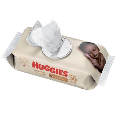 huggies nourish and care wipes 336