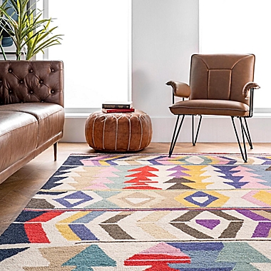 nuLOOM Ofelia Hand Tufted 7&#39;6 x 9&#39;6 Multicolor Area Rug. View a larger version of this product image.