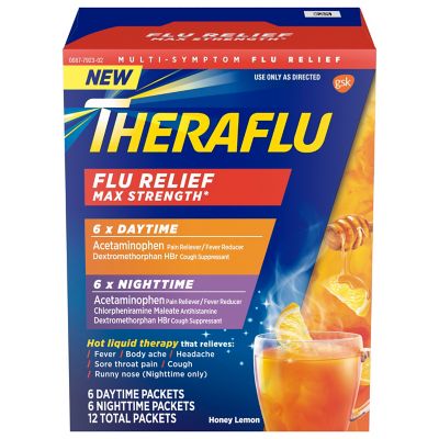 Theraflu&reg; 12-Count Flu Relief Max Strength Daytime and Nighttime Combo
