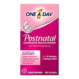 One A Day® 60-Count Postnatal Complete Multivitamin Softgels
