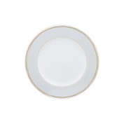 Noritake&reg; Linen Road Salad Plates in Gold/White (Set of 4)